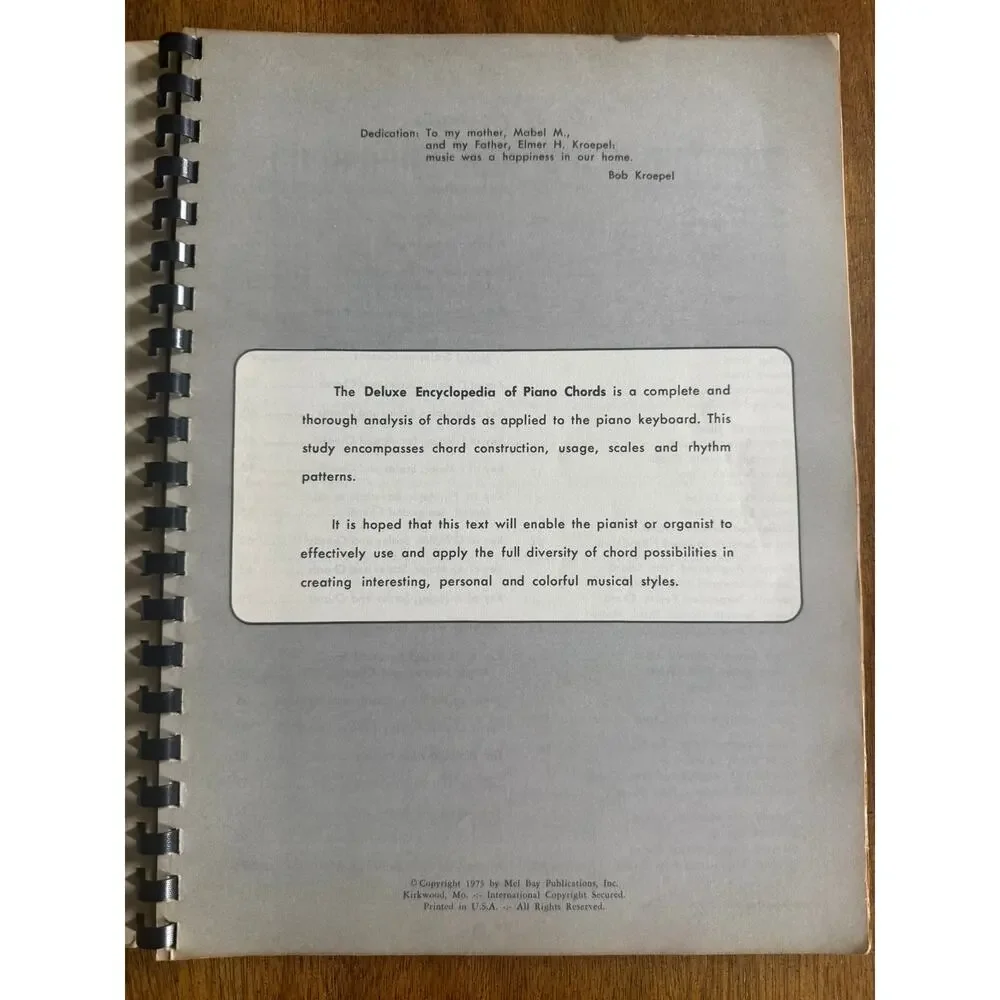 Mel Bay Publications vintage 1973